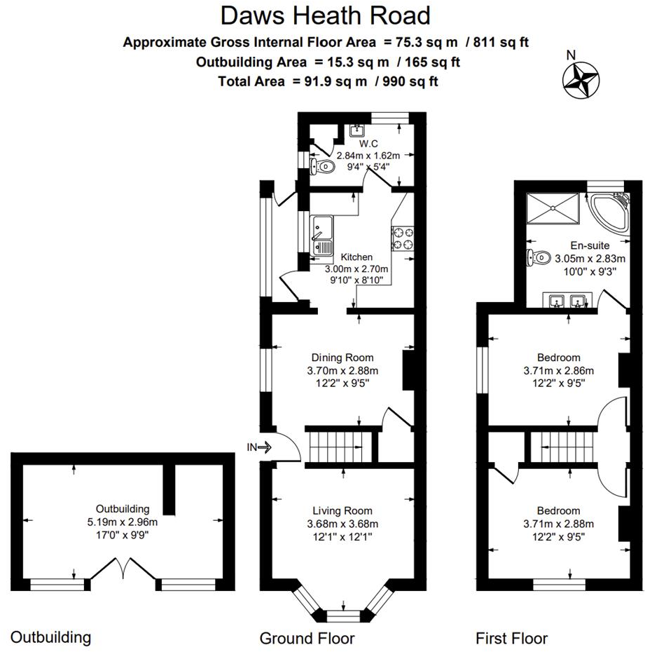 Daws Heath Road, Rayleigh floorplan