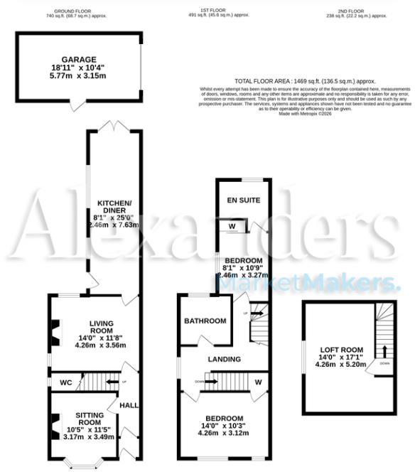 Burton Road, Ashby-De-La-Zouch floorplan