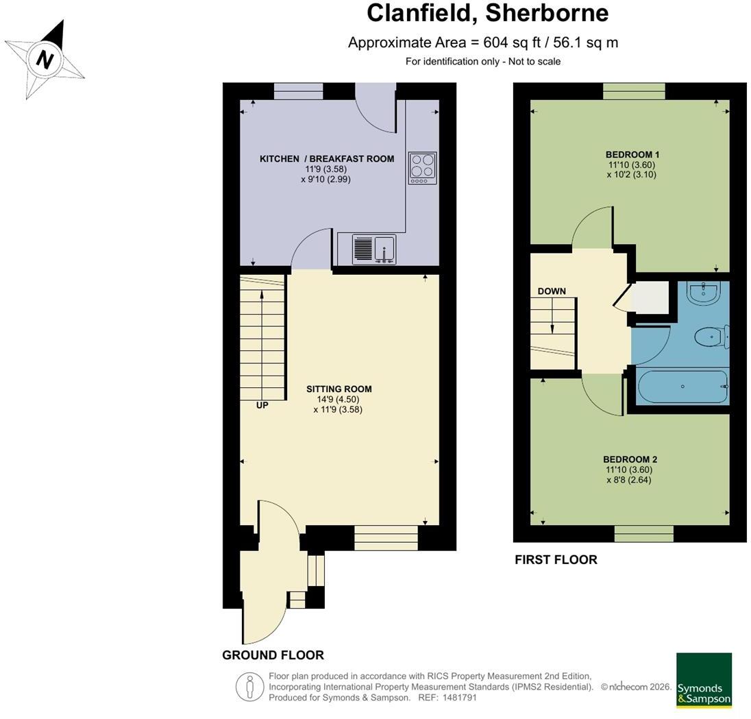 Clanfield, Sherborne, Dorset floorplan
