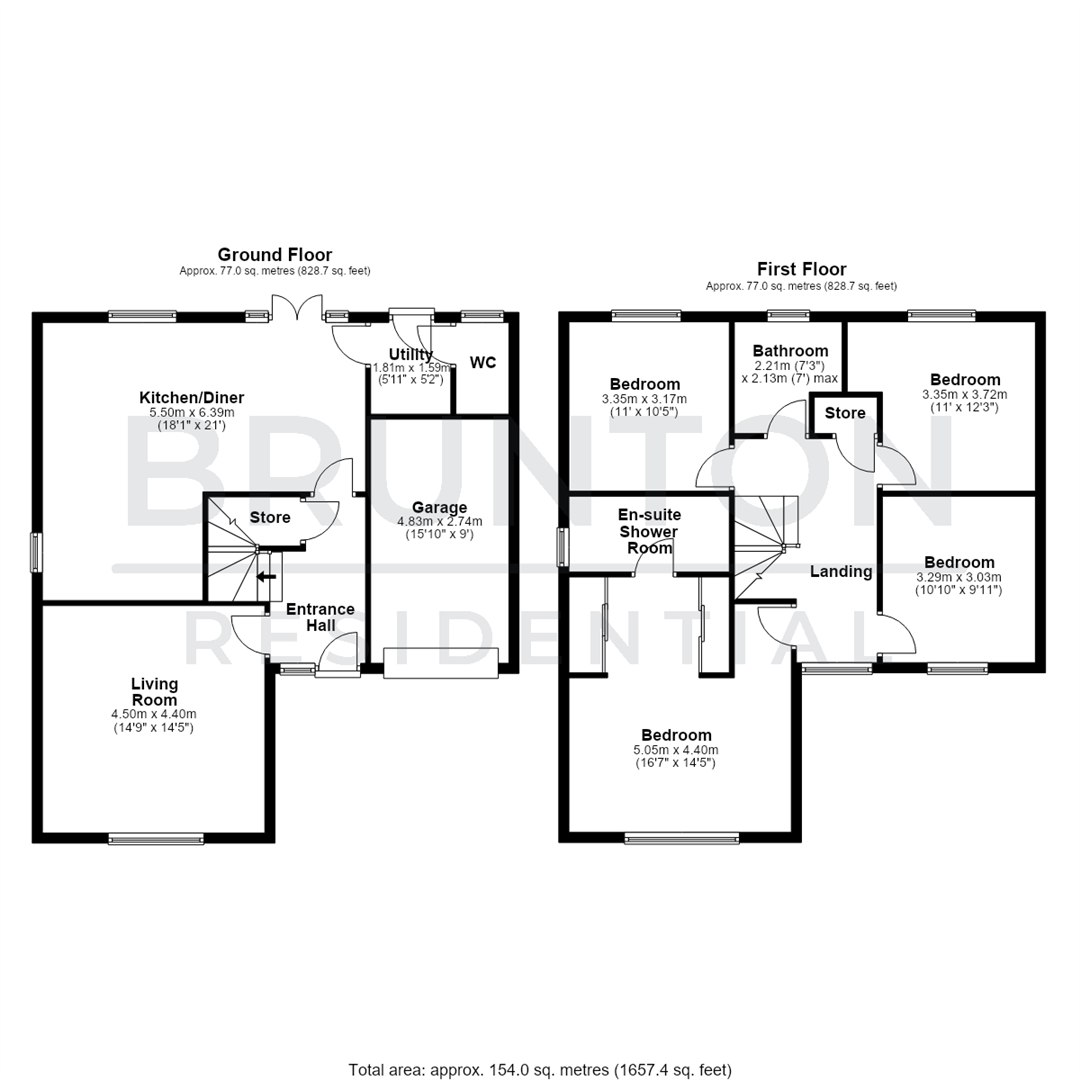 Dahlia Road, Callerton, NE5 floorplan