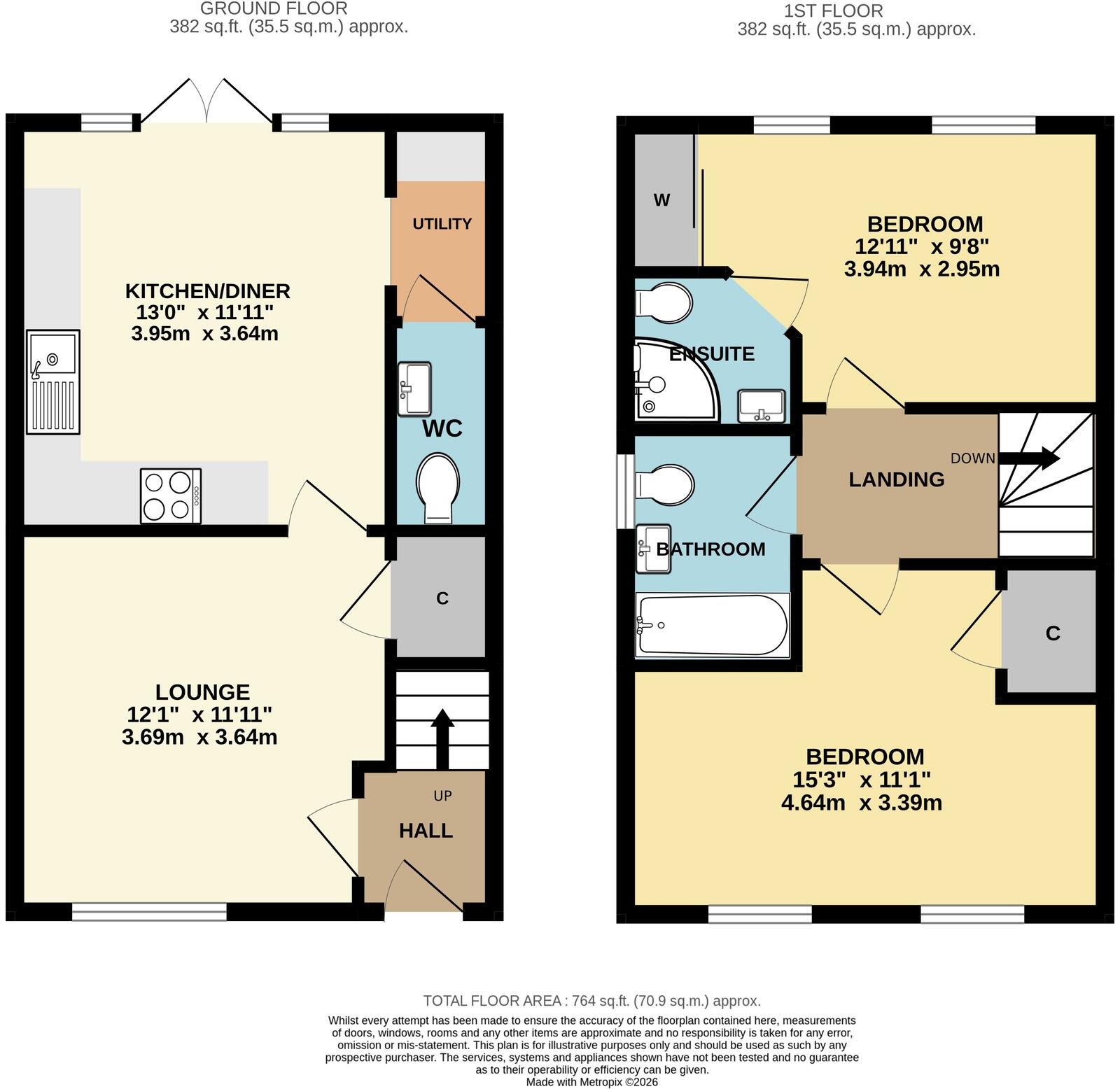 Bushy Dene Road, Botley, SO32 floorplan