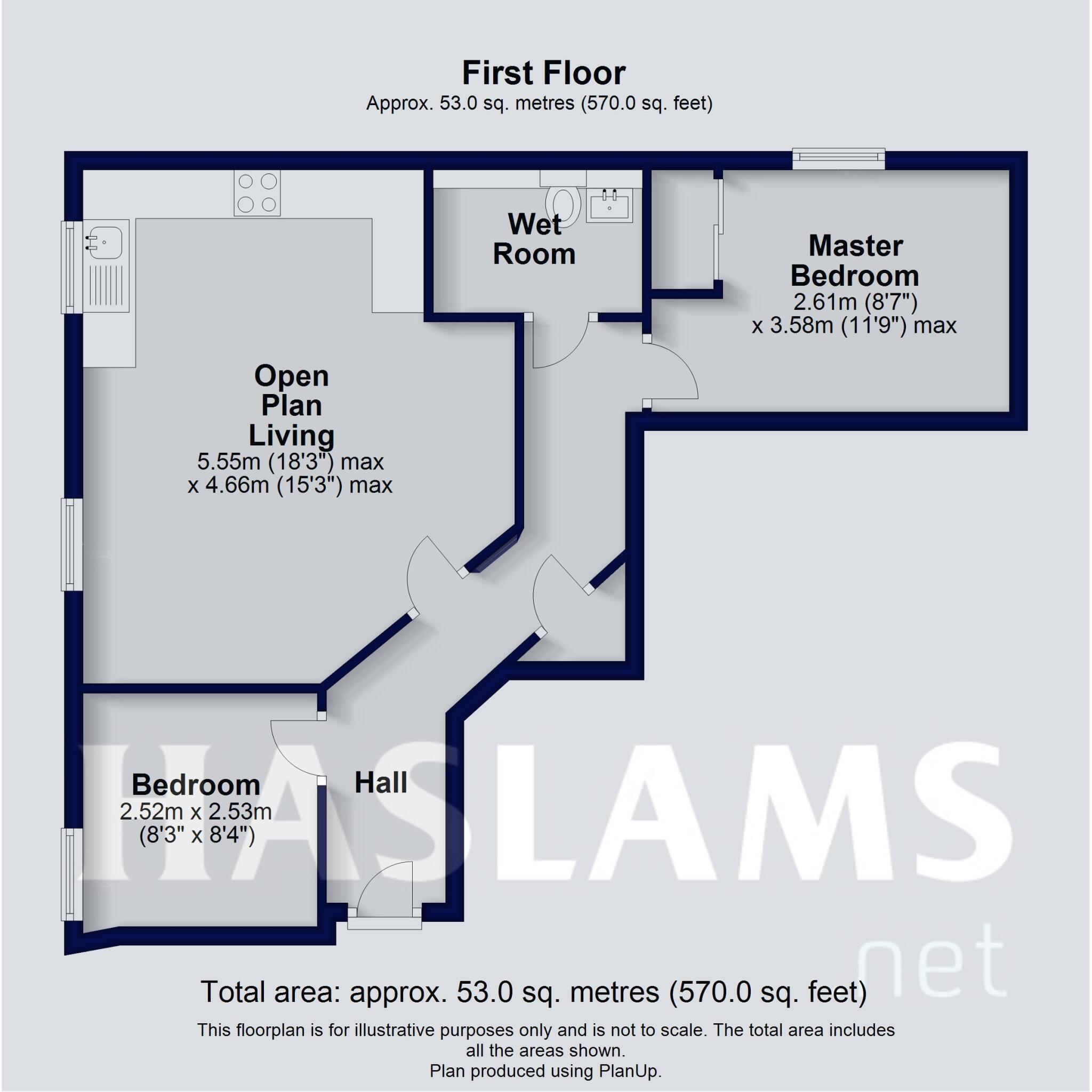 Cross Street, Reading, RG1 floorplan