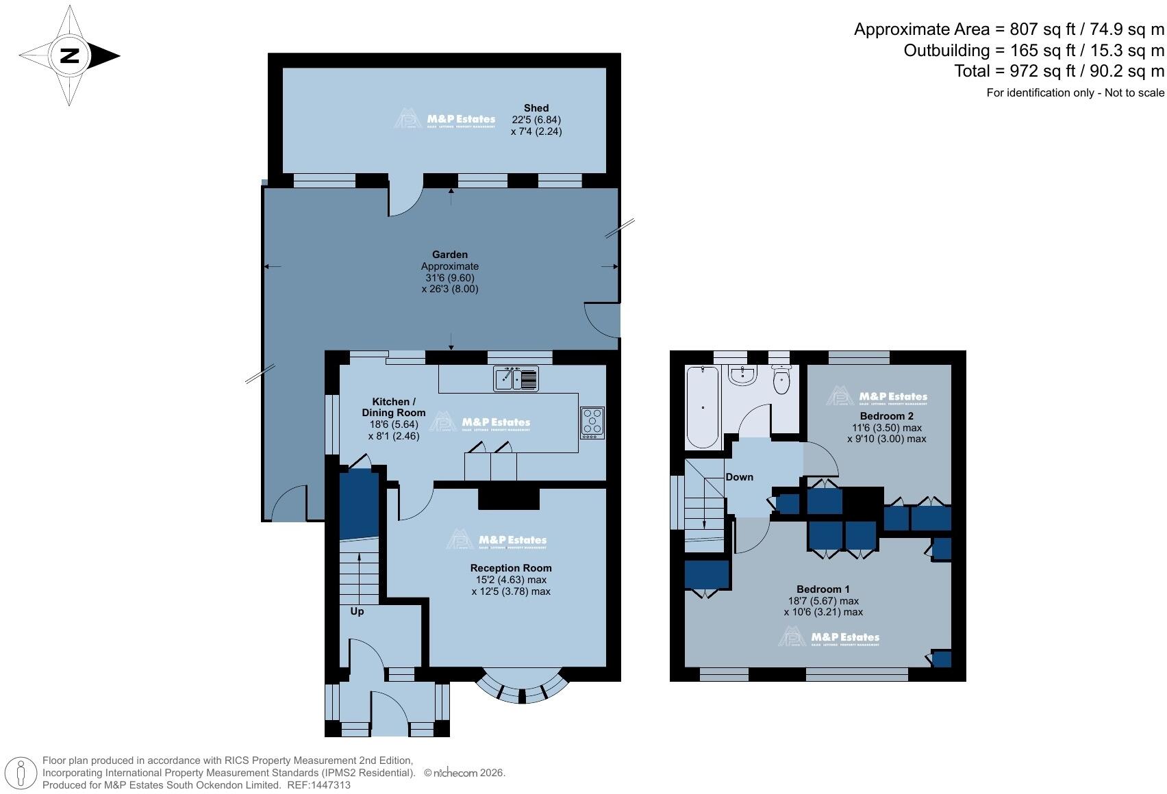 Daiglen Drive, South Ockendon, Essex, RM15 5AG floorplan