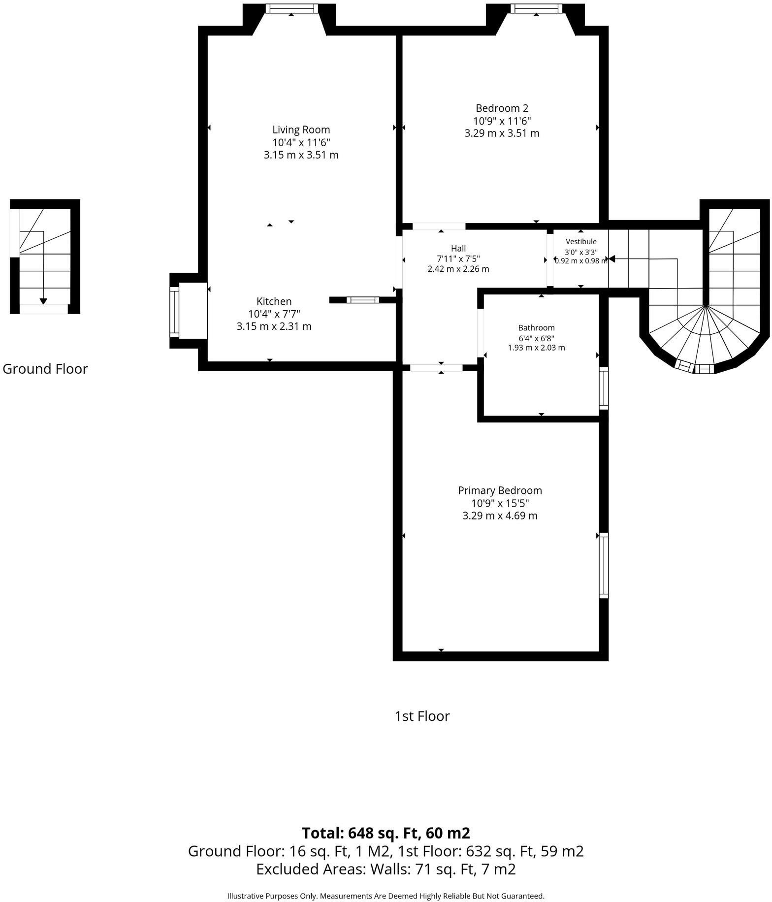 53, Kirkgate, Irvine KA12 0DG floorplan