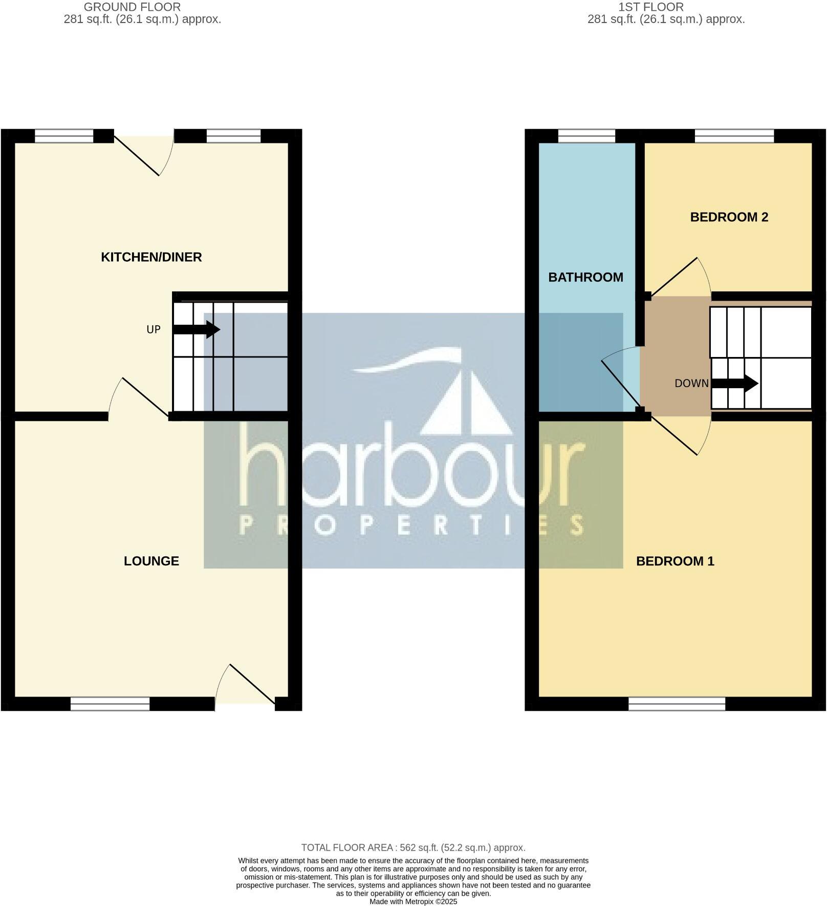 Bunker Street, Freckleton, PR4 floorplan