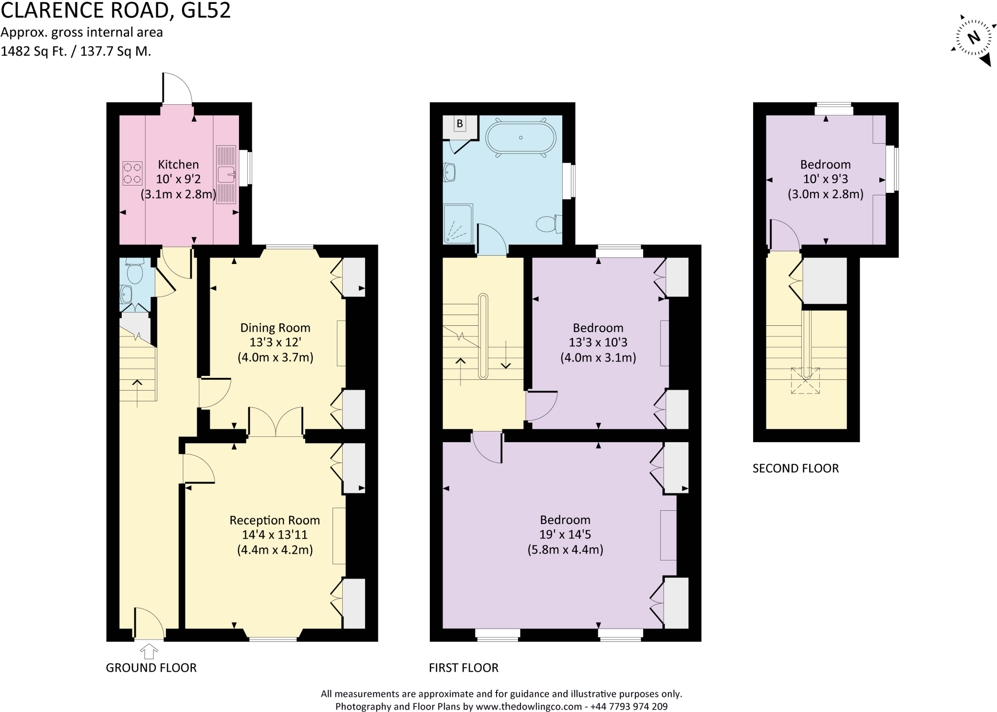 Clarence Road, Cheltenham, Gloucestershire, GL52 floorplan