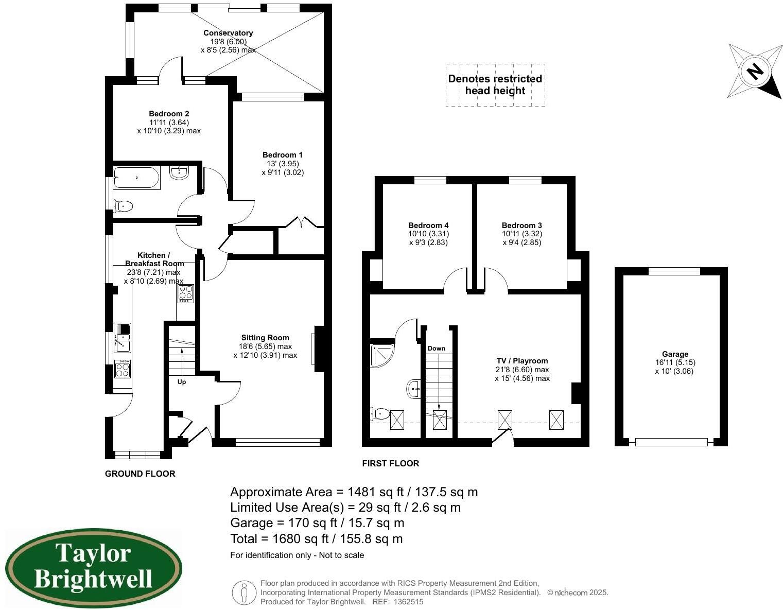 Brookfield Road, Bedford floorplan