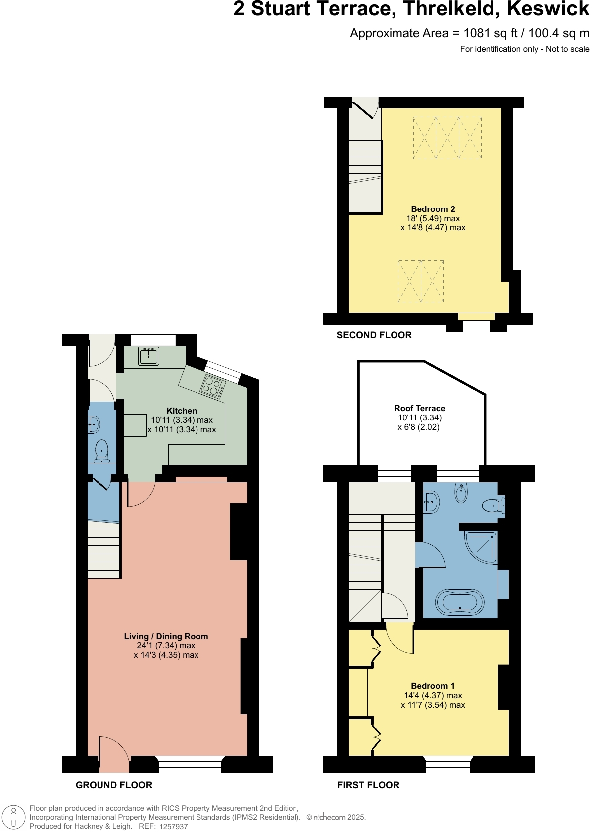 2 Stuart Terrace, Threlkeld, Keswick, Cumbria, CA12 4RY floorplan
