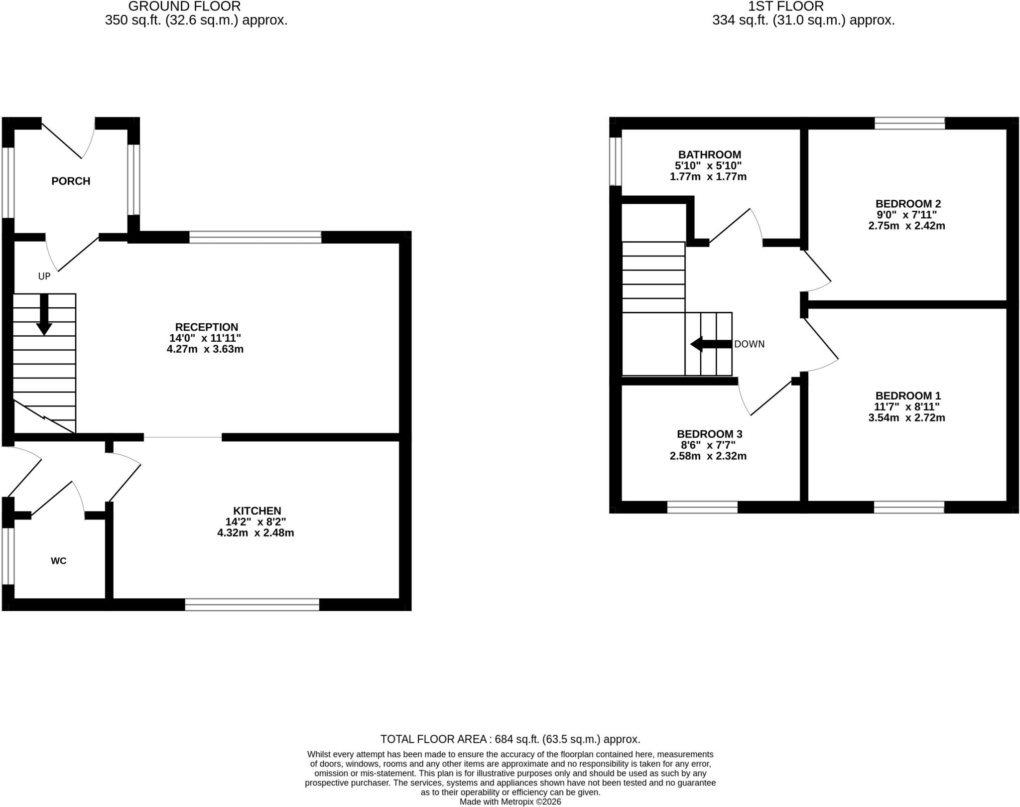 Hill Crescent, Murton, County Durham, SR7 floorplan