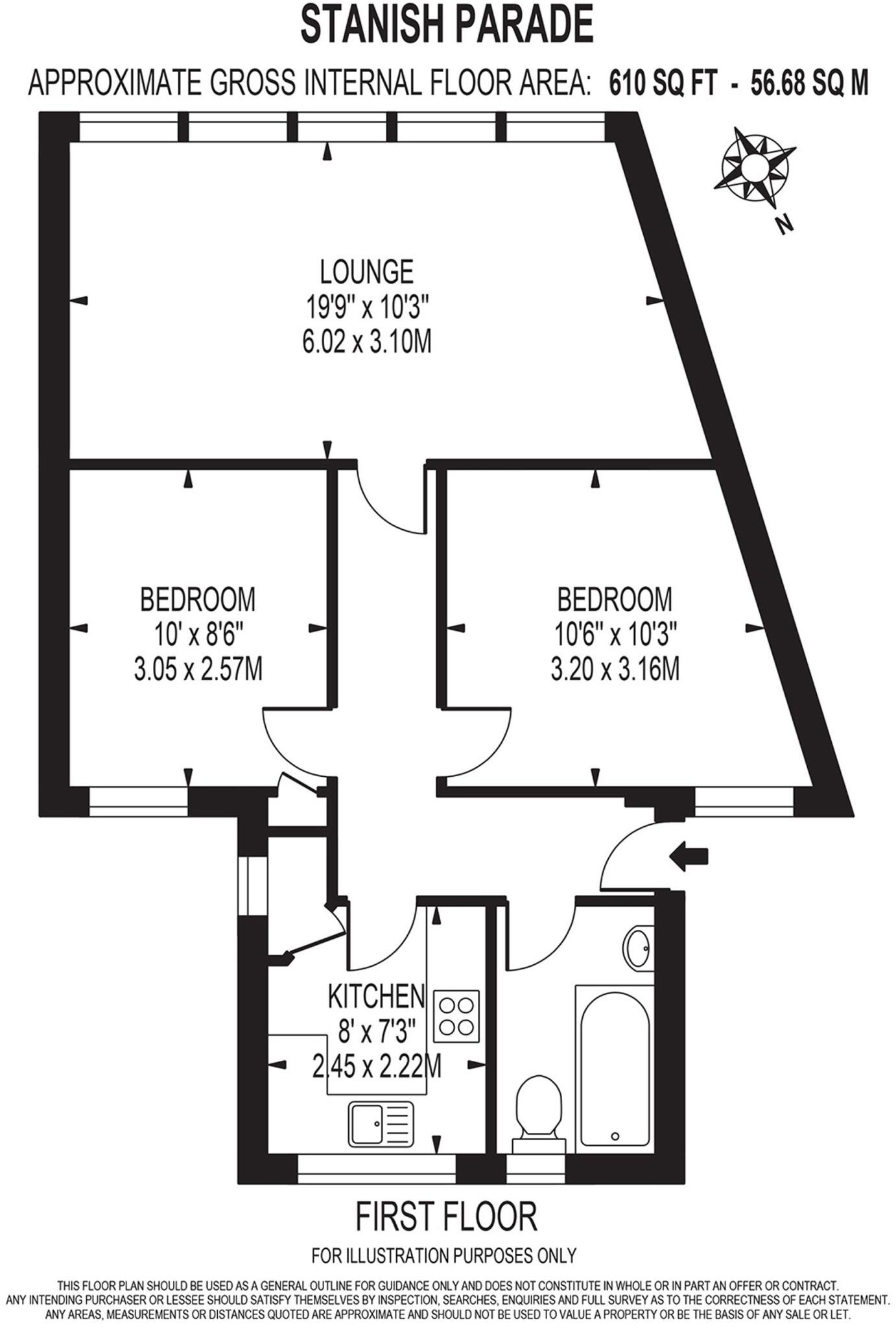 Kingston Road, Staines-Upon-Thames, TW18 floorplan