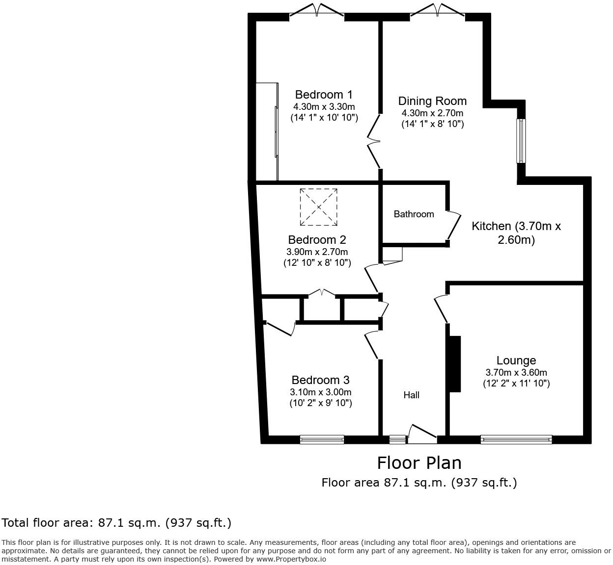 Borrowdale, Leadgate, Consett, DH8 floorplan