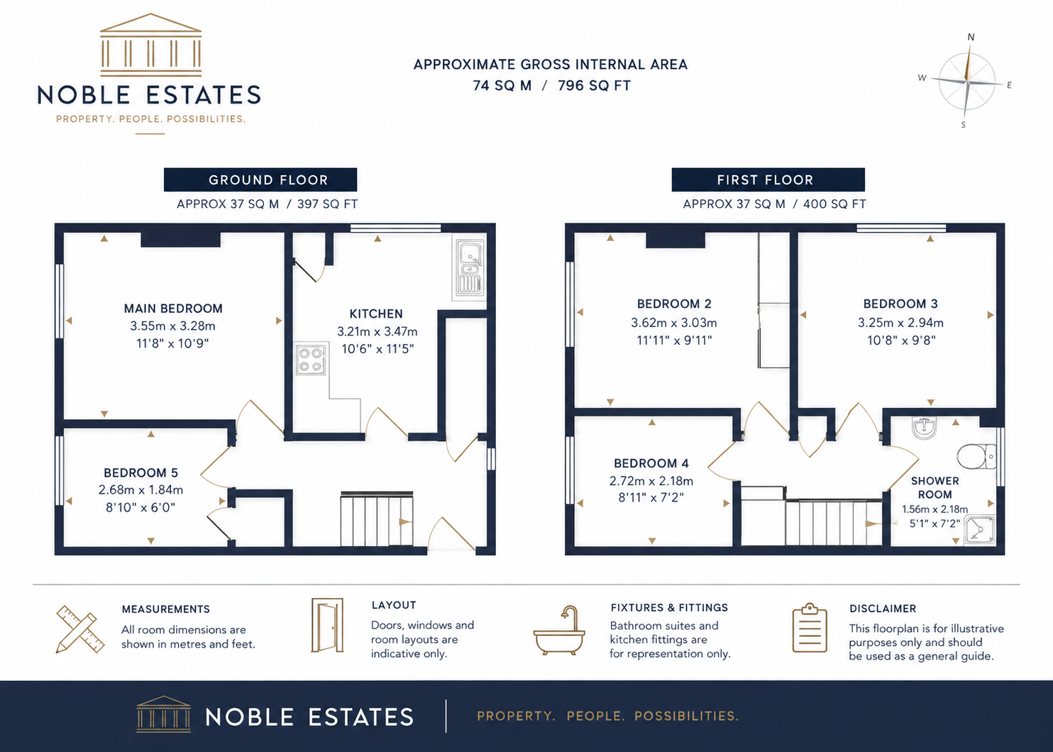 Stroud Crescent, Wandsworth, London floorplan