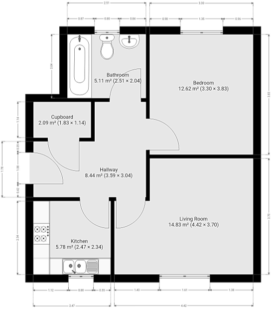Red Lion Court, Bishop's Stortford, Hertfordshire, CM23 floorplan