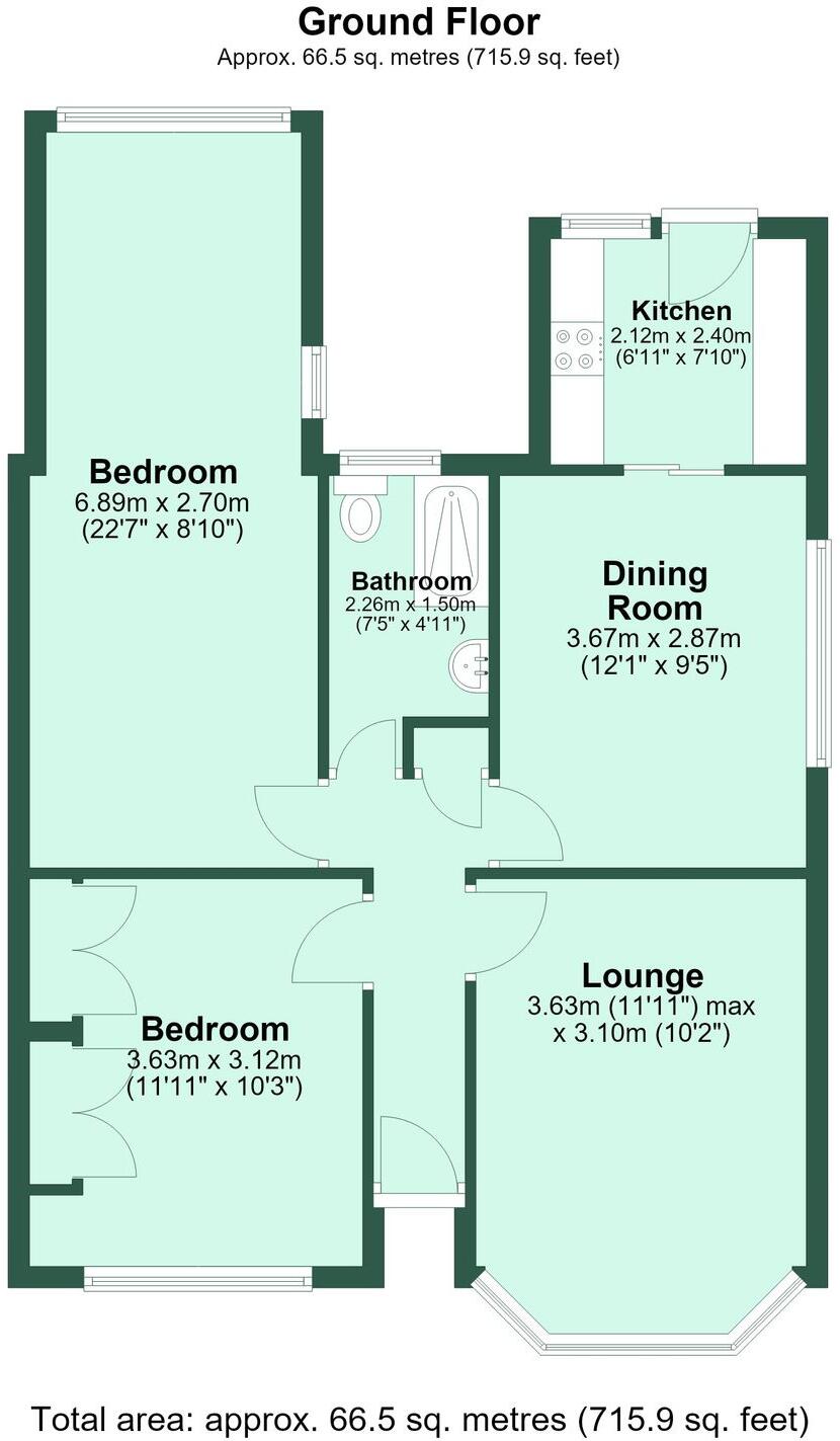 Compton Place, Watford, WD19 floorplan