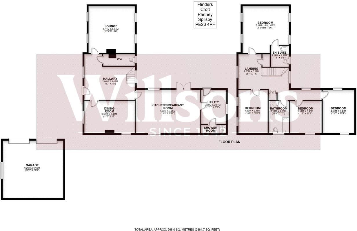 Spilsby Road , Partney, Spilsby floorplan