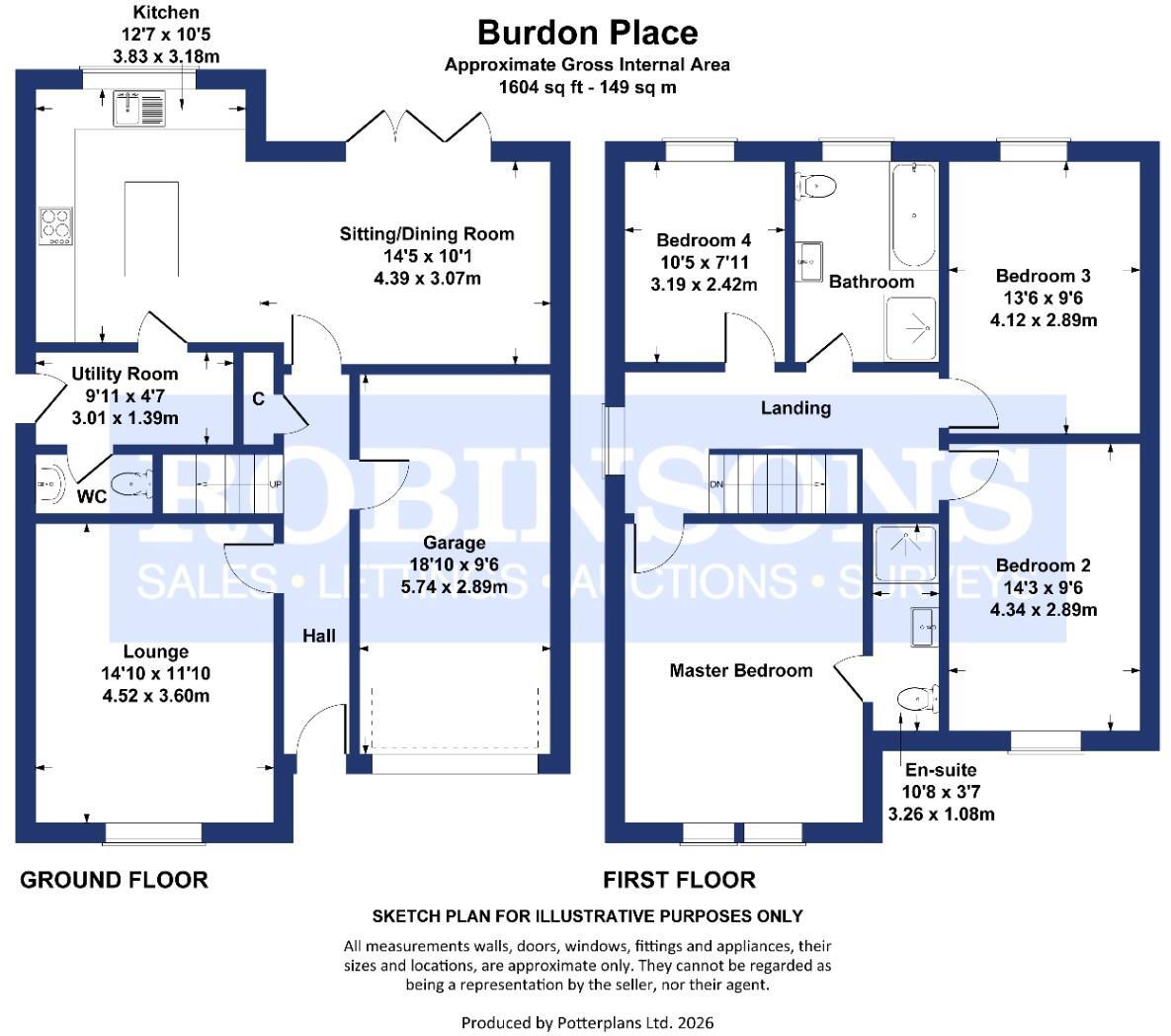 Burdon Place, Pity Me, Durham floorplan