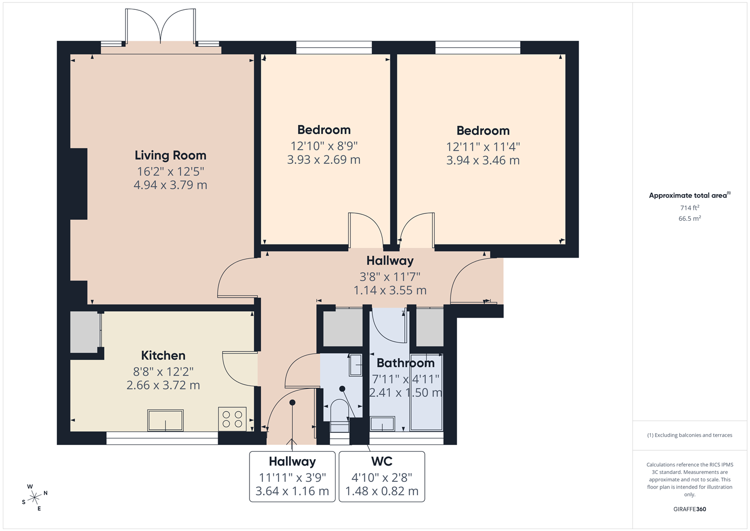Ryelands, Gossops Green, Crawley floorplan