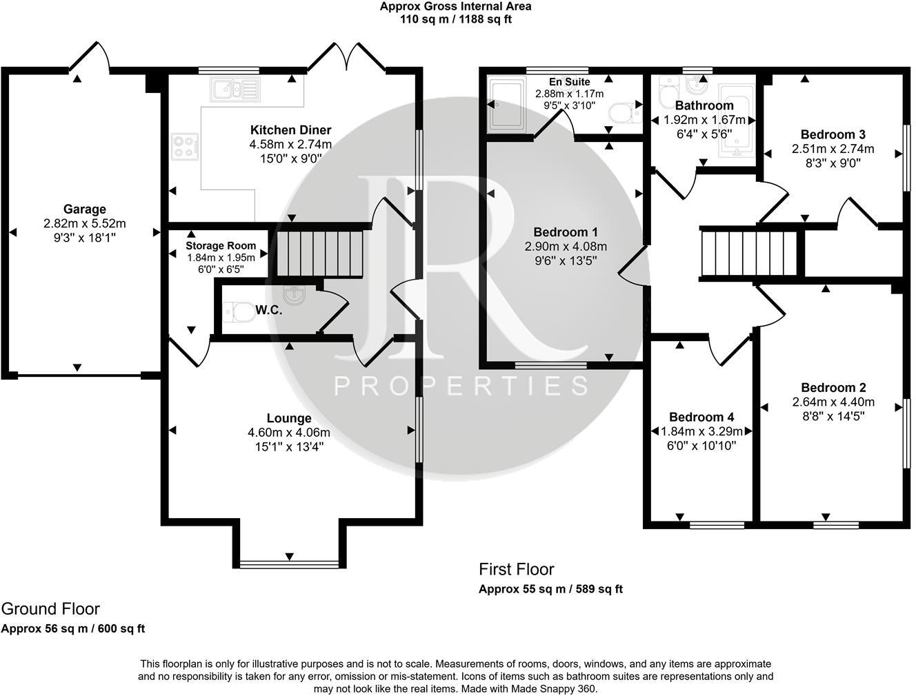 Priest Moor Road, Hawksyard, Rugeley floorplan