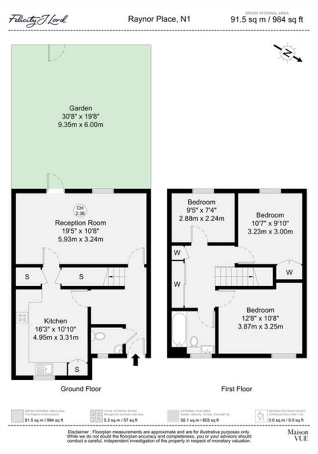 Raynor Place, London N1 floorplan