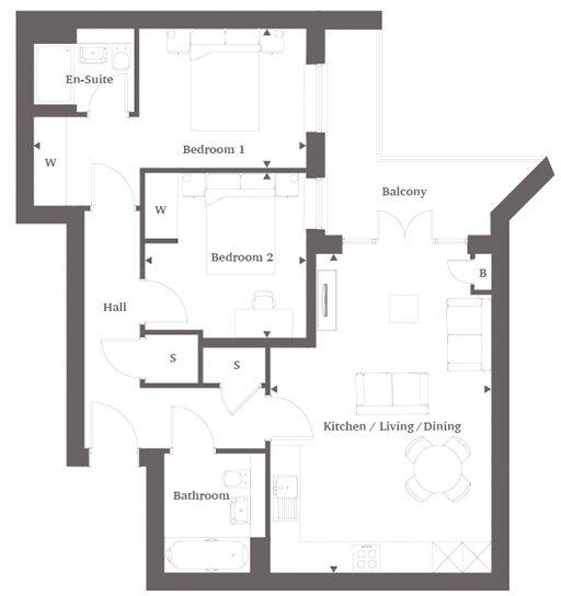 Brook House, New Wharf Road, Tonbridge floorplan