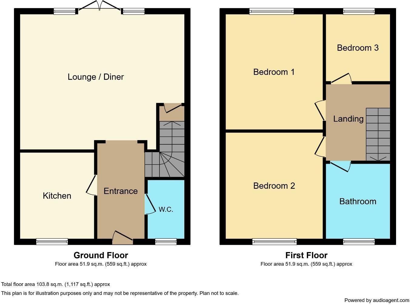 Stone Avenue, Winsford floorplan