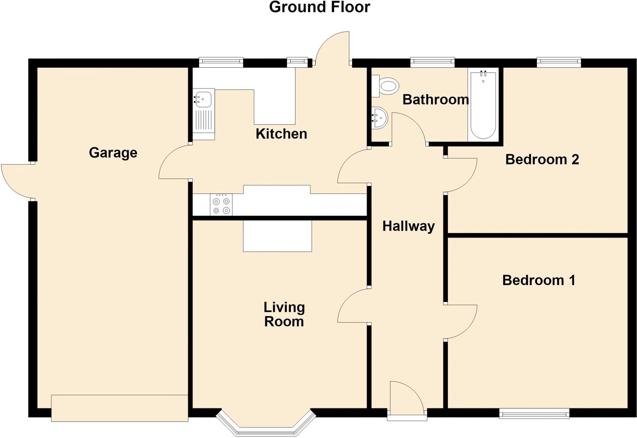 Jubilee Estate, Ashington floorplan