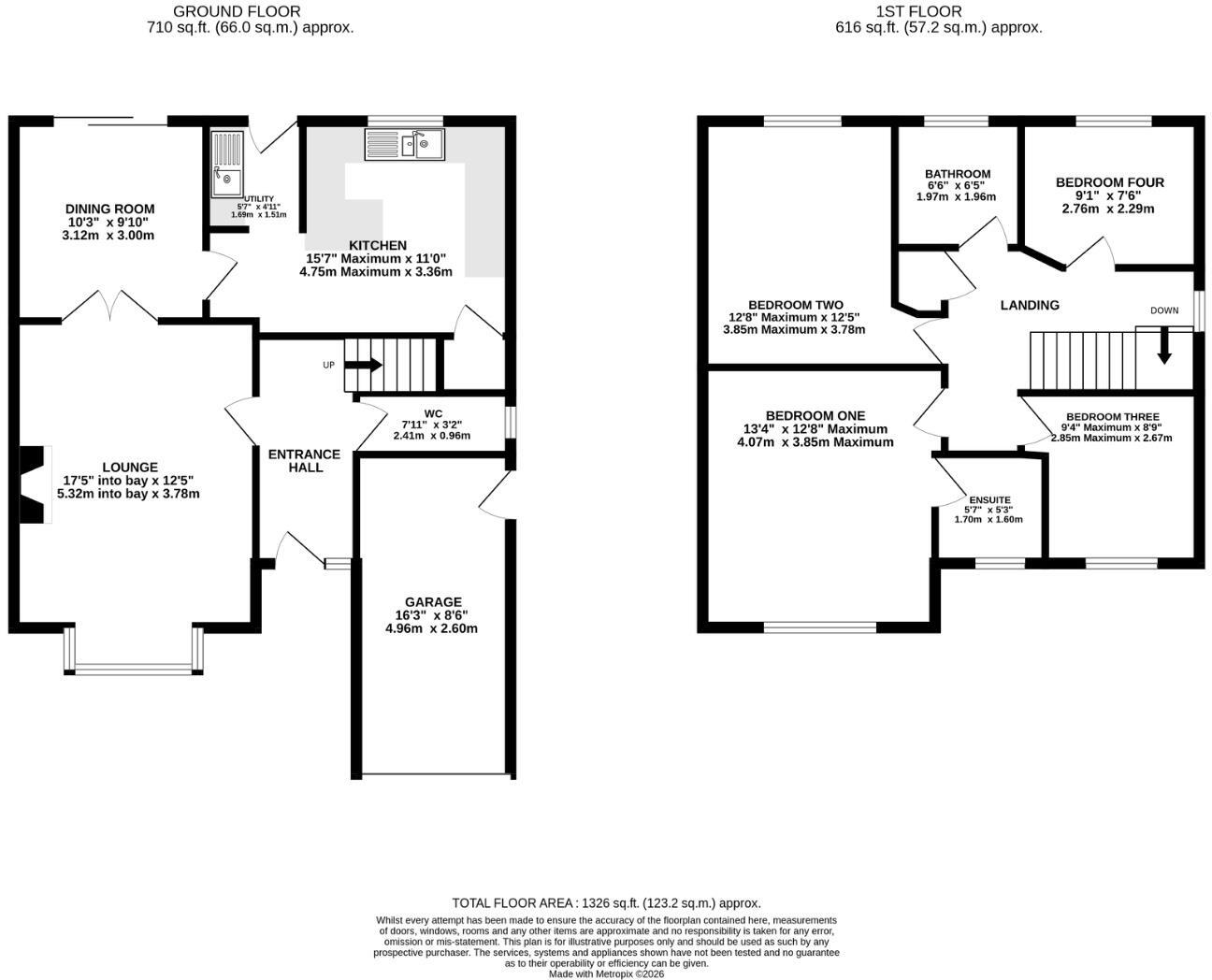 Lapwing Close, Winsford floorplan