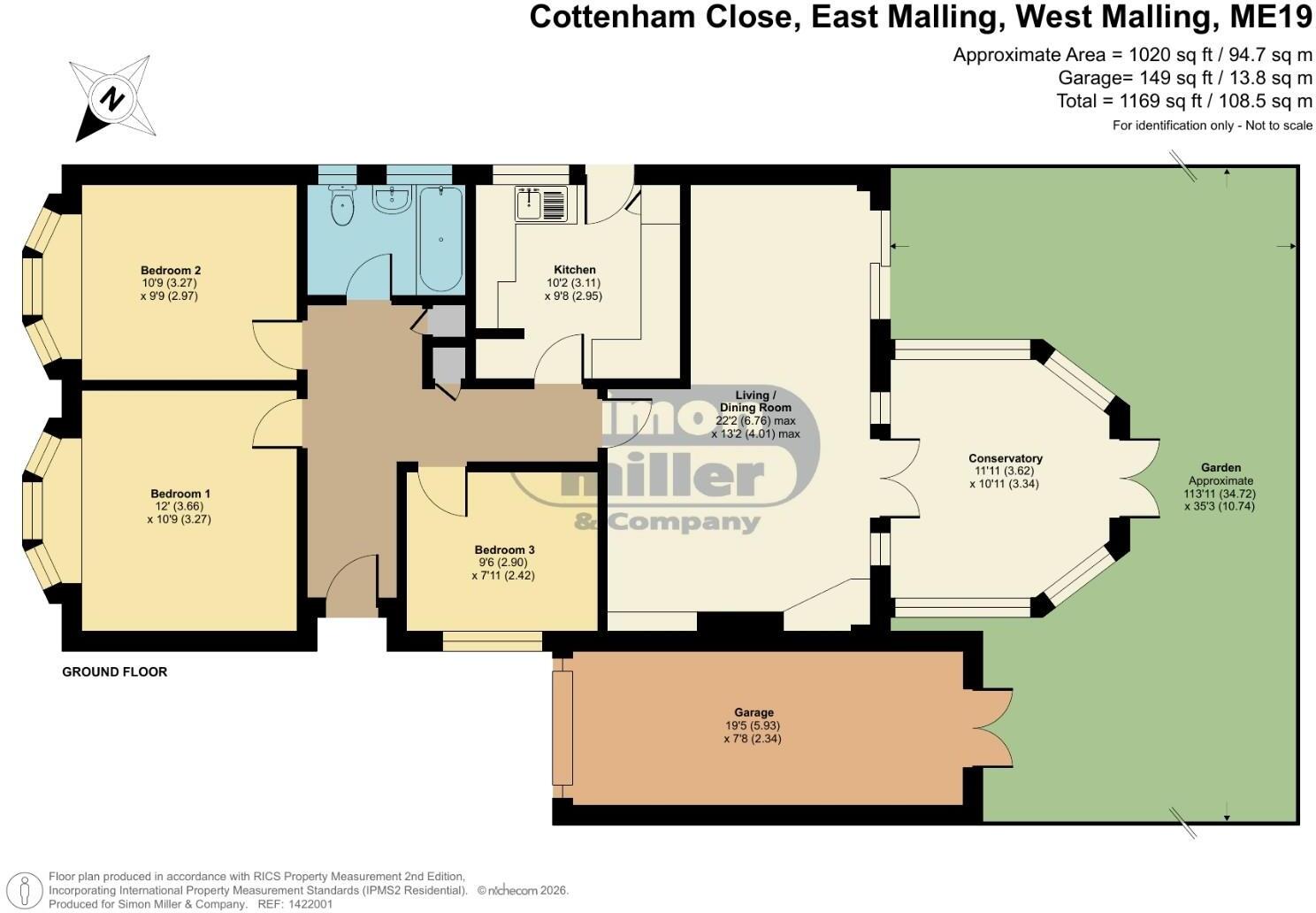Cottenham Close, East Malling, West Malling floorplan