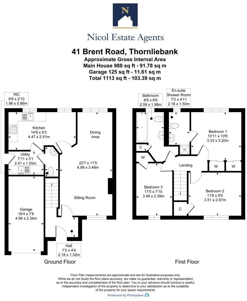 Brent Road, Thornliebank floorplan
