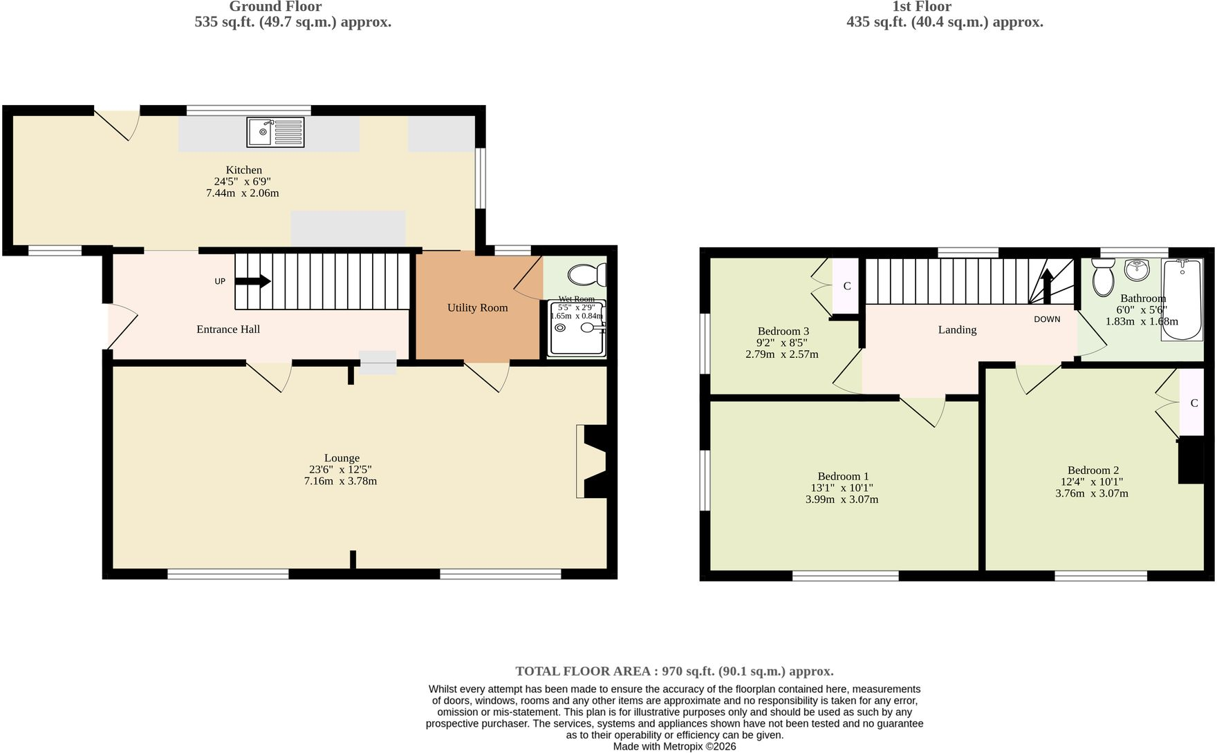 The Street, Bridgham floorplan