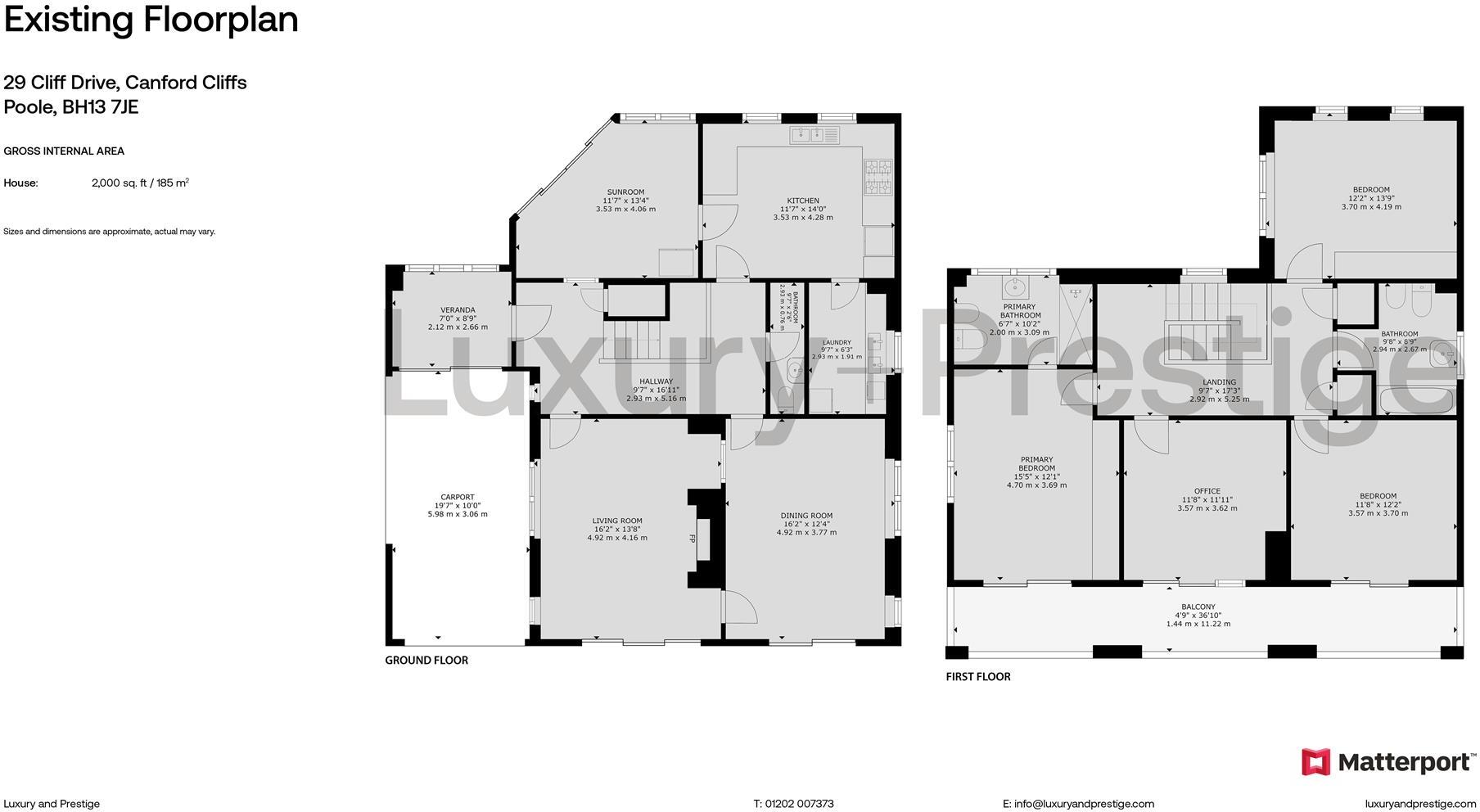 Cliff Drive, Canford Cliffs floorplan