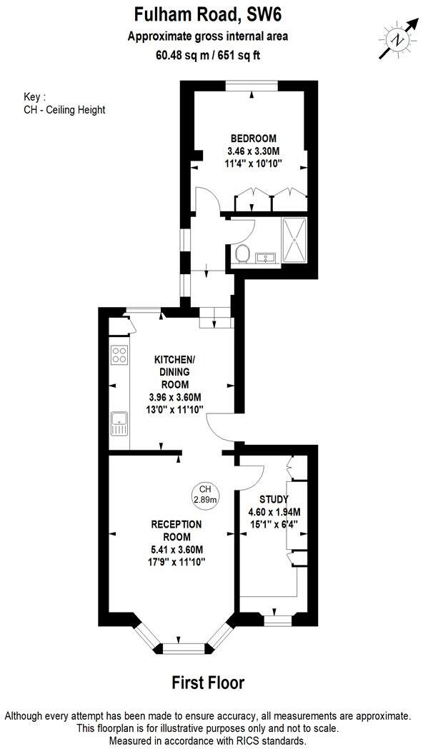Fulham Road, London floorplan