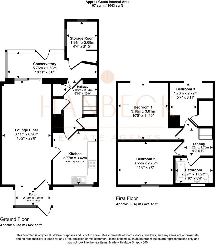 Didscourt, Hull floorplan