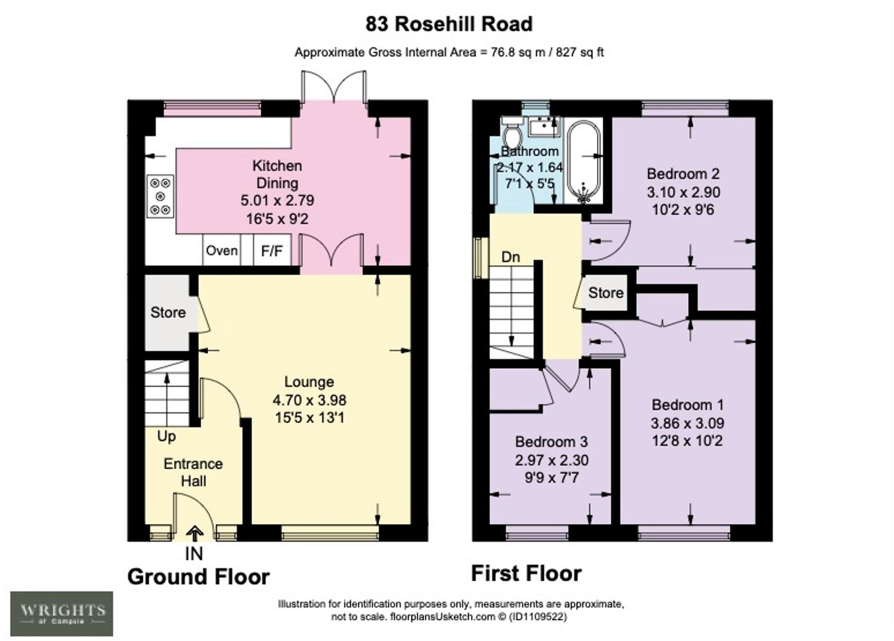 Rosehill Road, Torrance, G64 floorplan