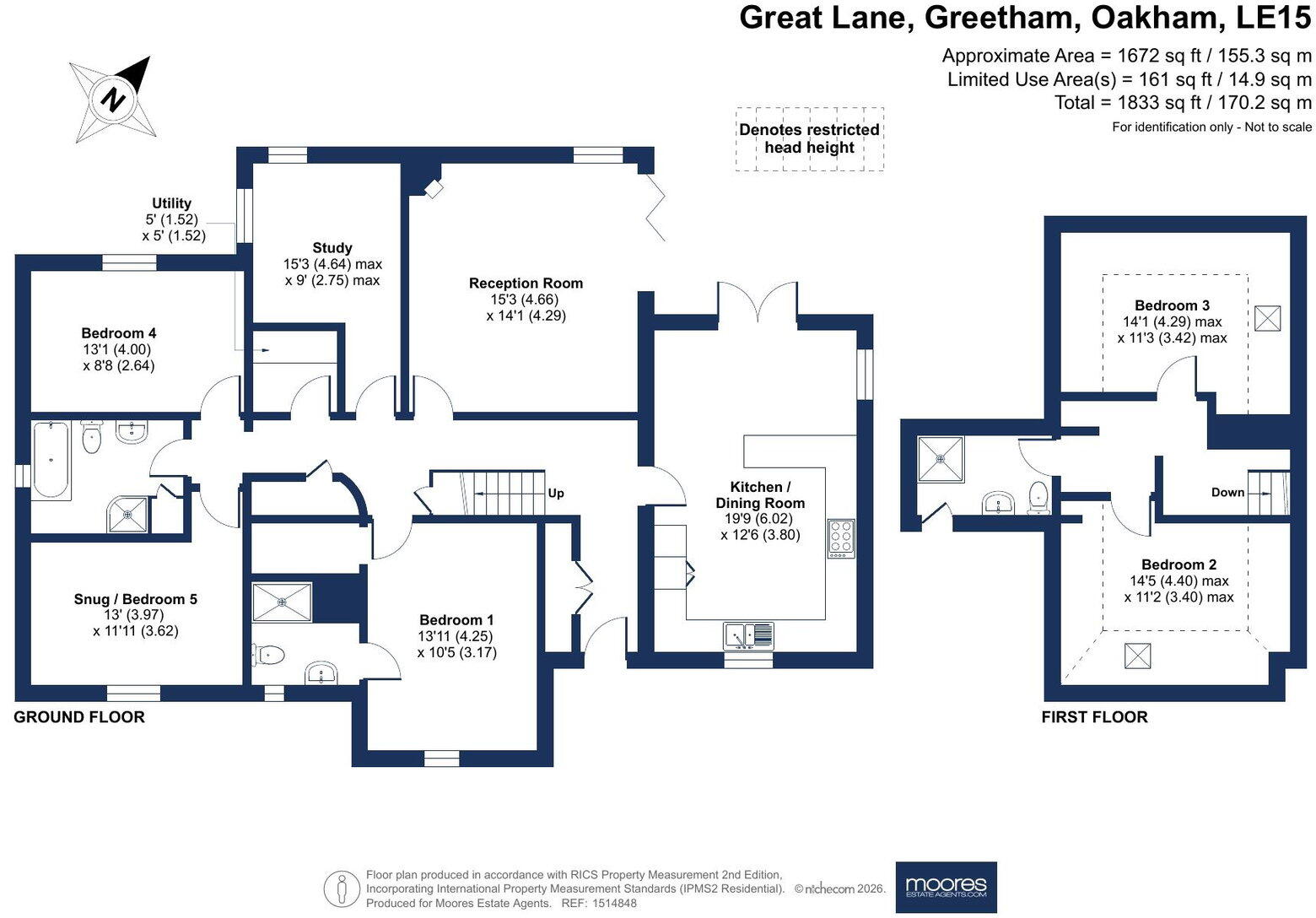 Great Lane, Greetham floorplan