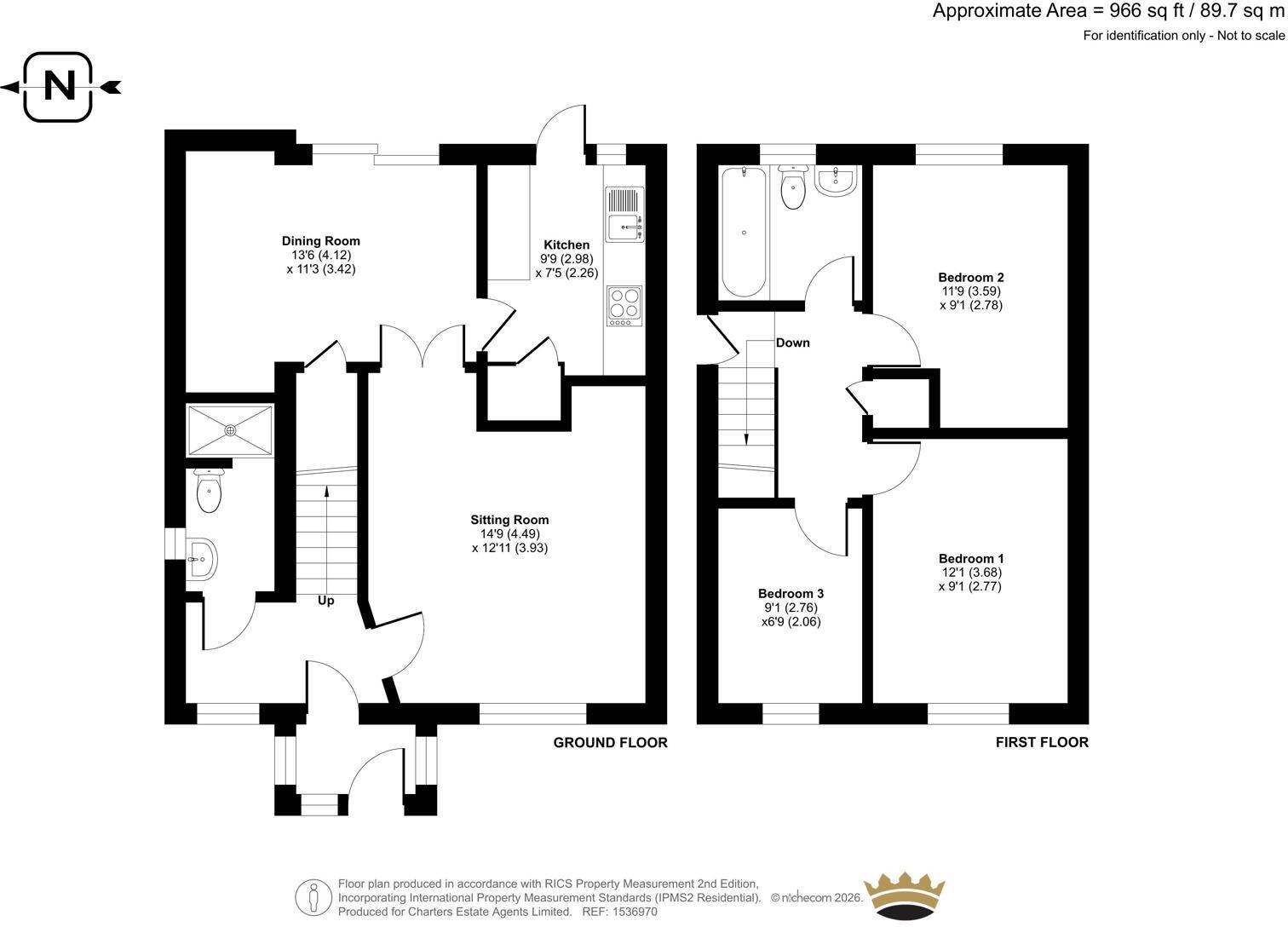 Wear Close, Worthing, West Sussex, BN13 floorplan