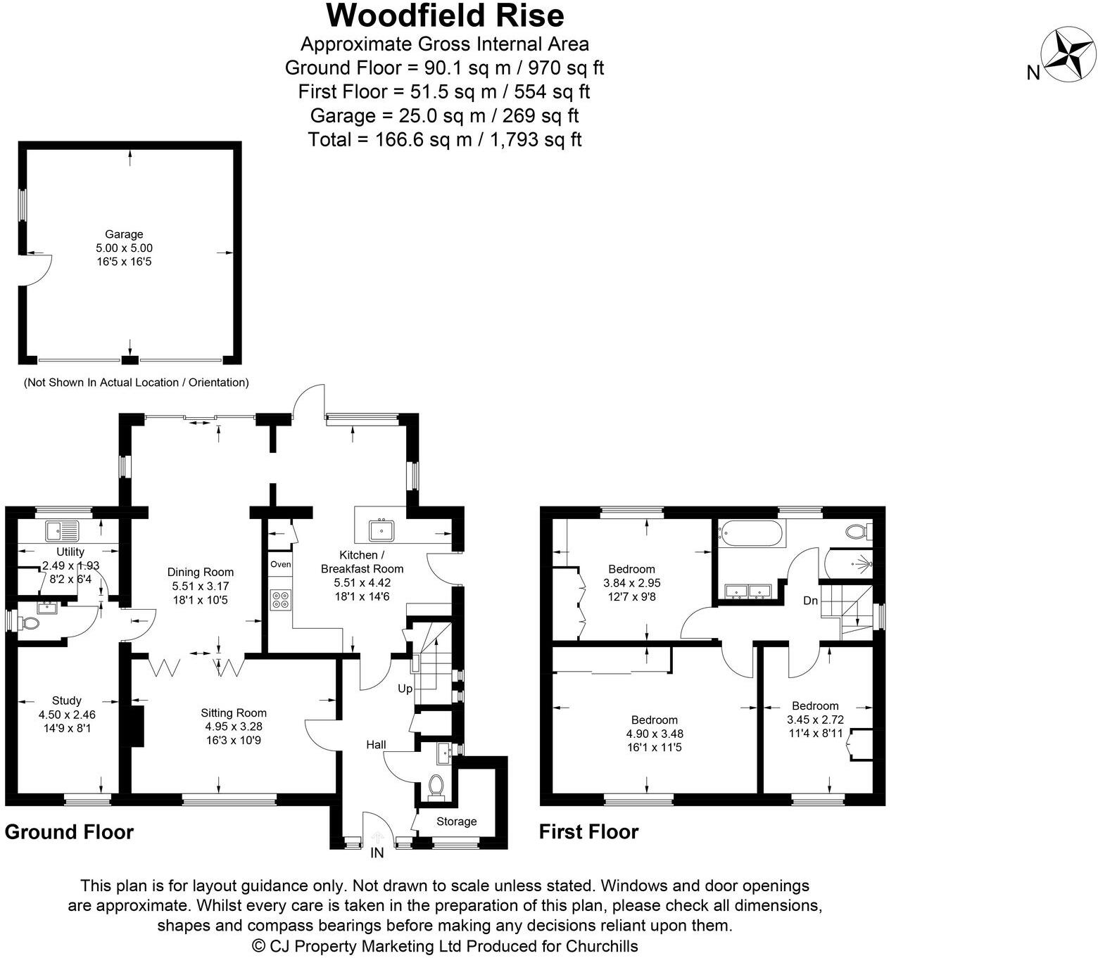 Woodfield Rise, Bushey Heath, WD23 floorplan
