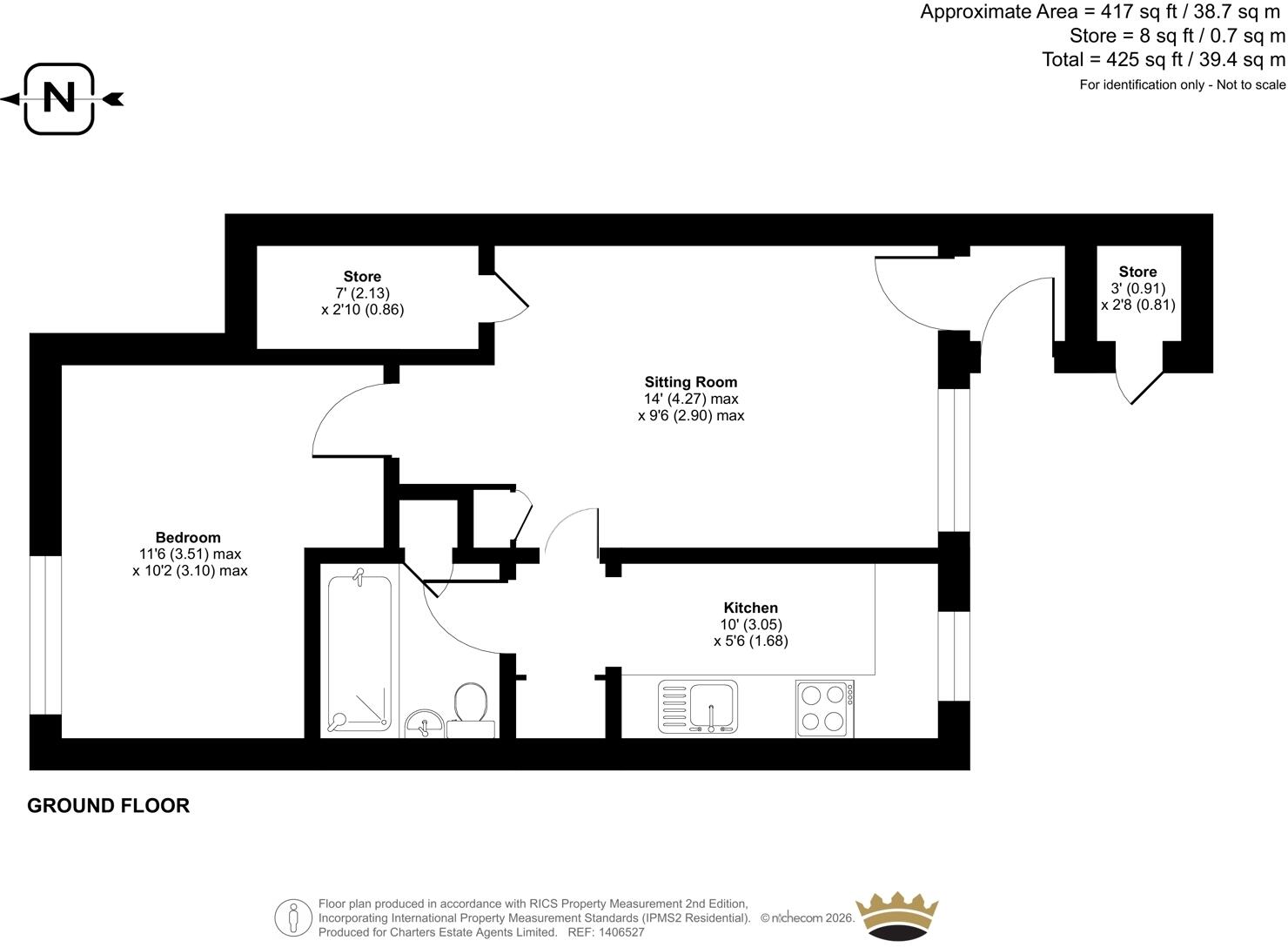 Falcon Close, Portchester, Fareham, Hamphire, PO16 floorplan