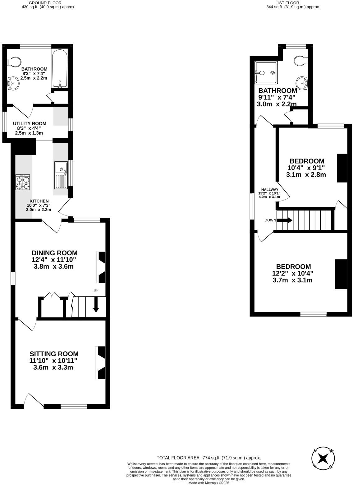 West Road, Sawbridgeworth, Hertfordshire, CM21 floorplan