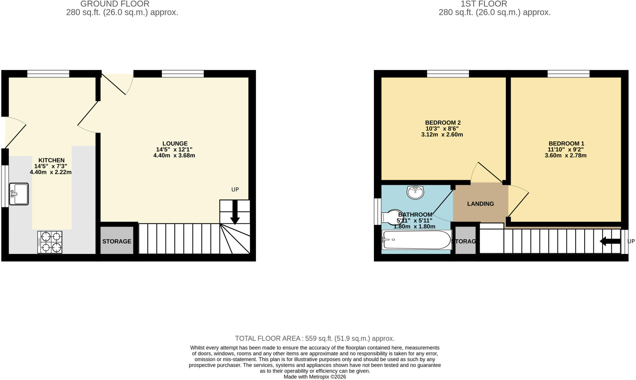 Rosewin Mews, Lower East Street, St. Columb, Cornwall, TR9 floorplan