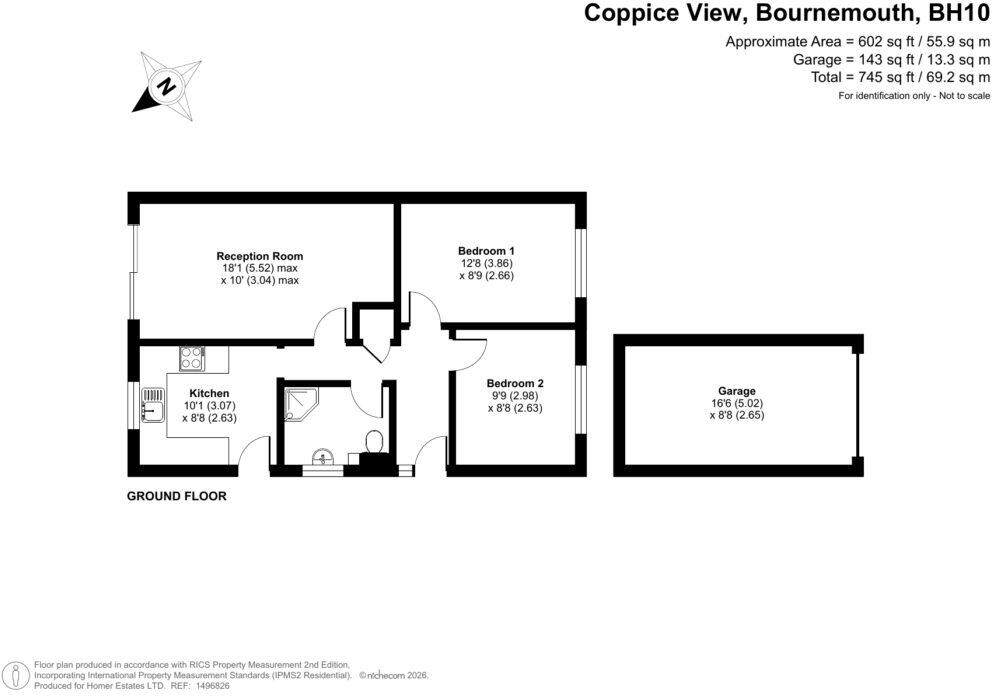 Coppice View, Bournemouth, BH10 floorplan