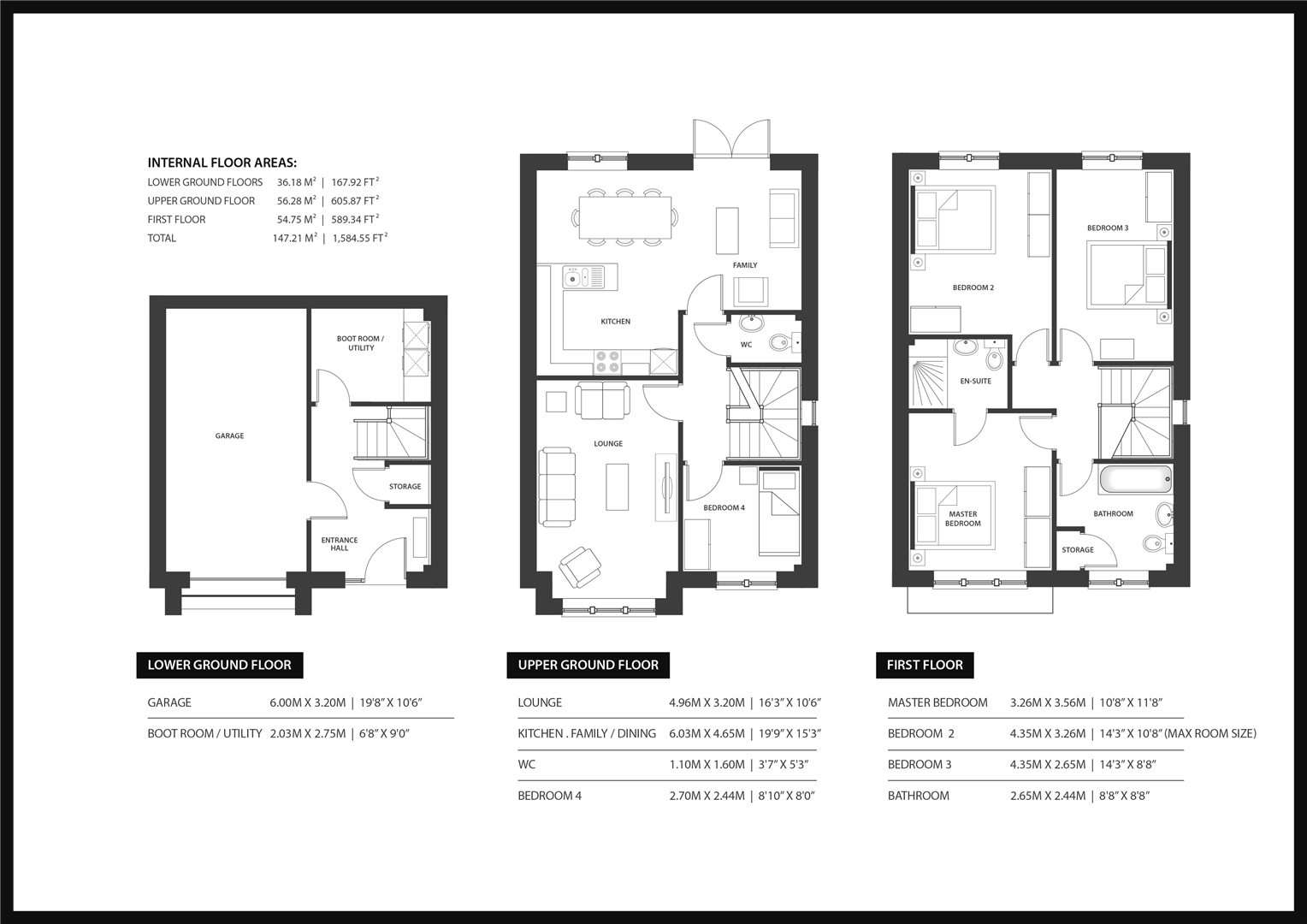 The Bayport, Uplands, Woolley Bridge, Hadfield, Glossop floorplan