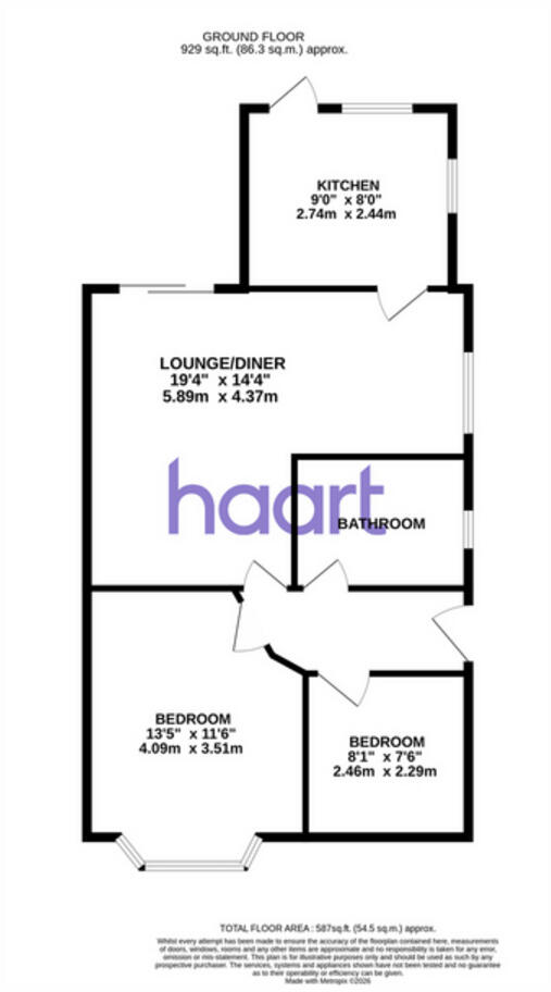 Edmunds Avenue, Orpington floorplan