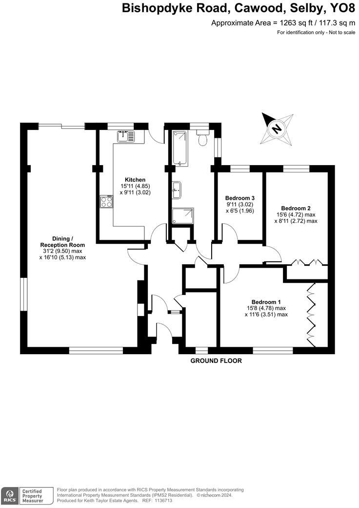 Bishopdyke Road, Cawood, Selby floorplan