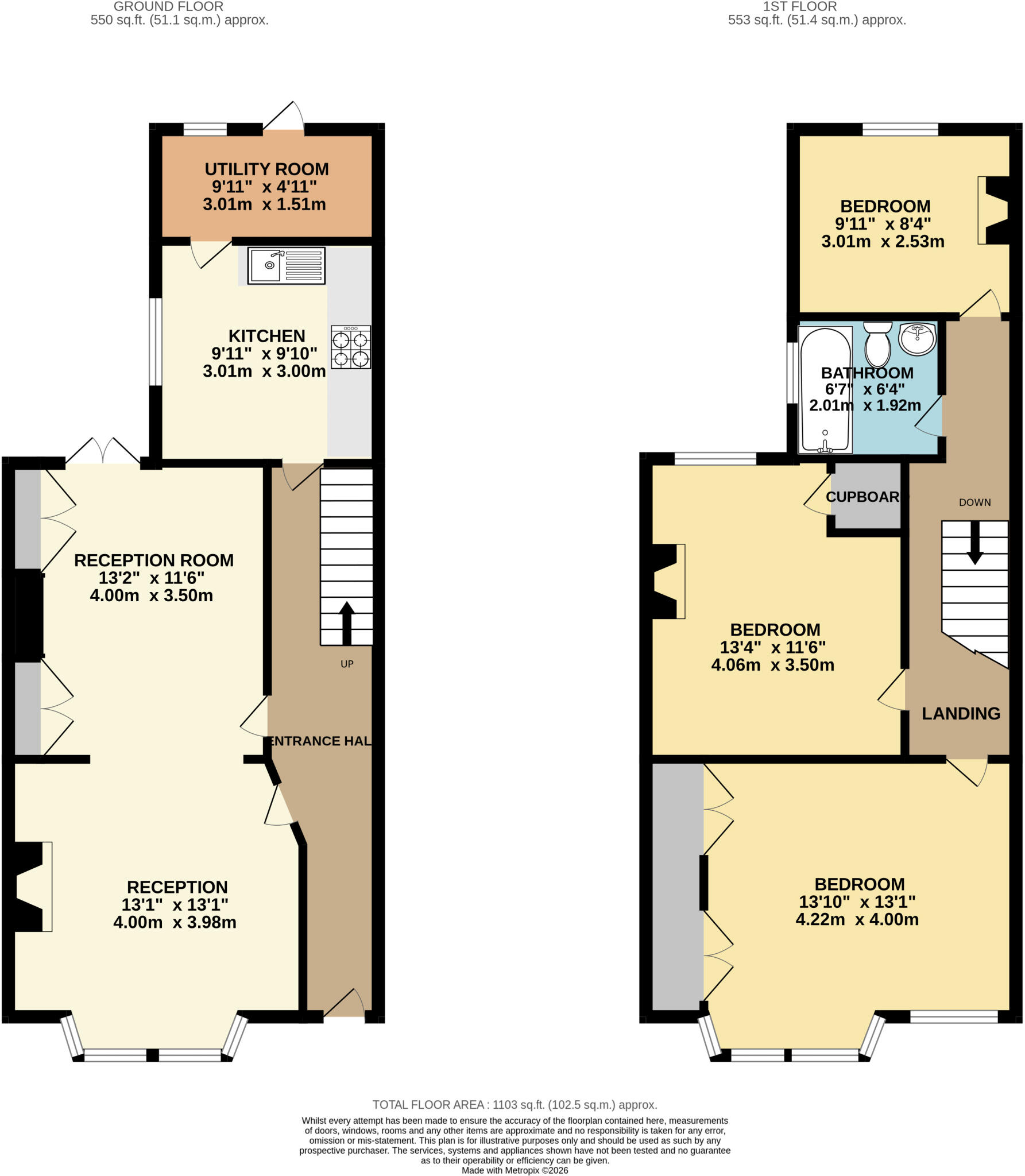 Howard Road, Westbury Park, Bristol, BS6 floorplan