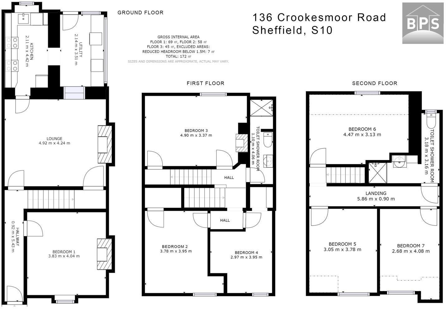 136 Crookesmoor Road, Crookesmoor floorplan