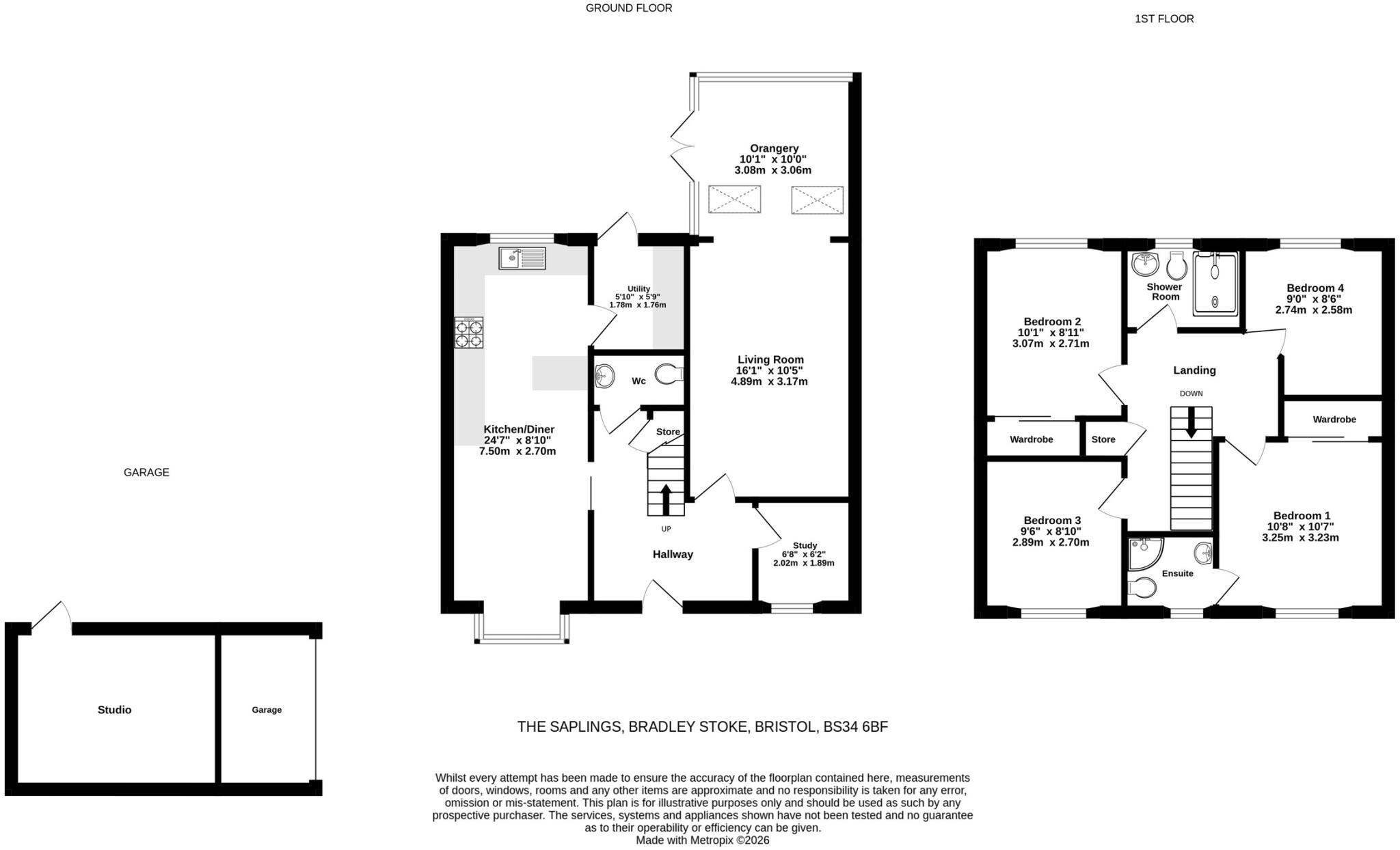 The Saplings, Bradley Stoke, Bristol floorplan