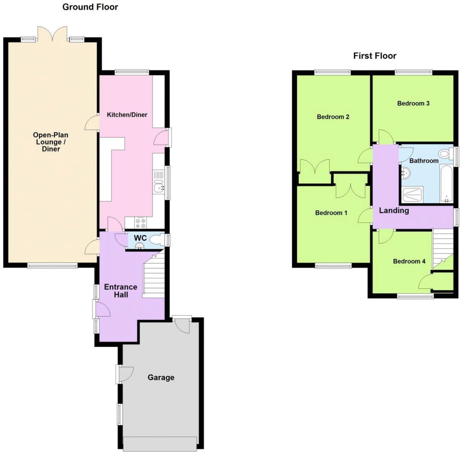 Grove Park Road, Weston super Mare - QUIET LOCATION floorplan