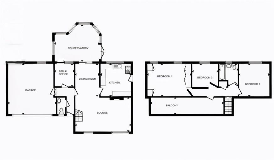 Coed-Y-Glyn, Wrexham floorplan