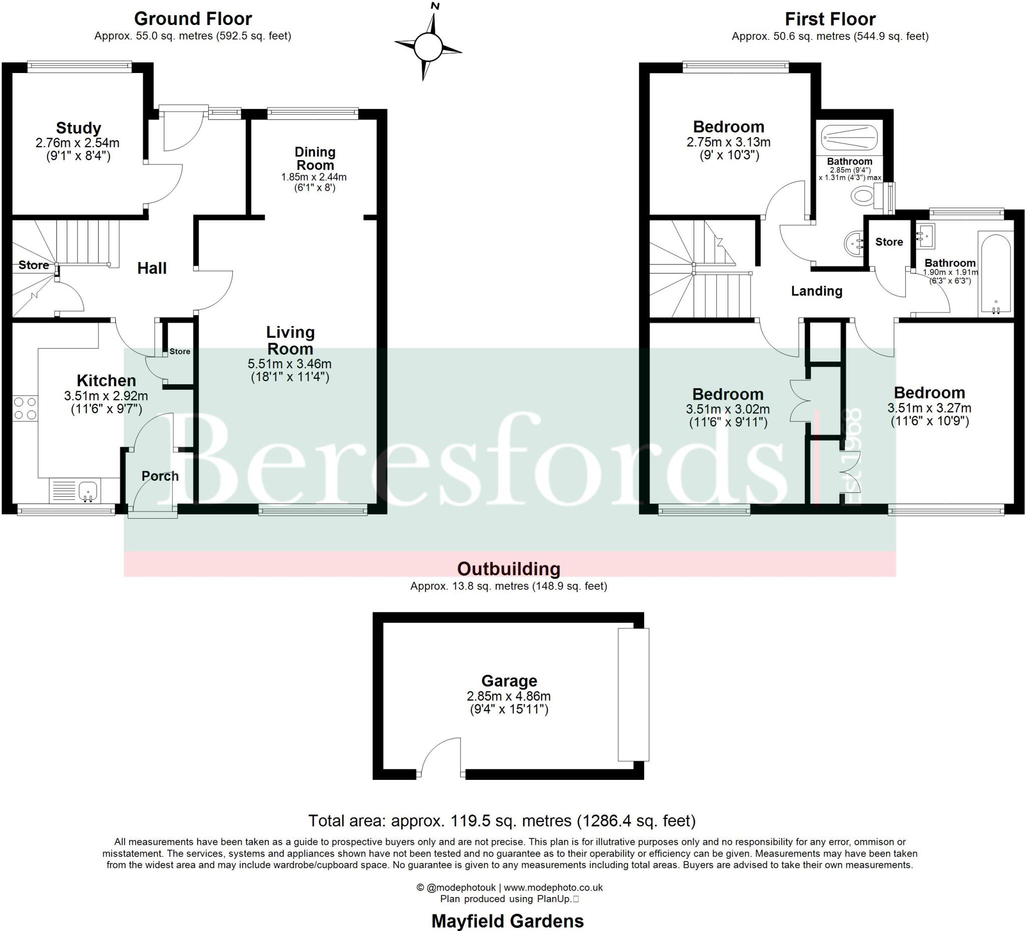Mayfield Gardens, Brentwood, CM14 floorplan